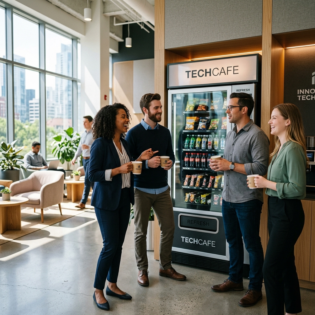 Vending Machine em Fábrica